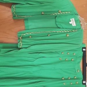 2pc palazzo pant suit